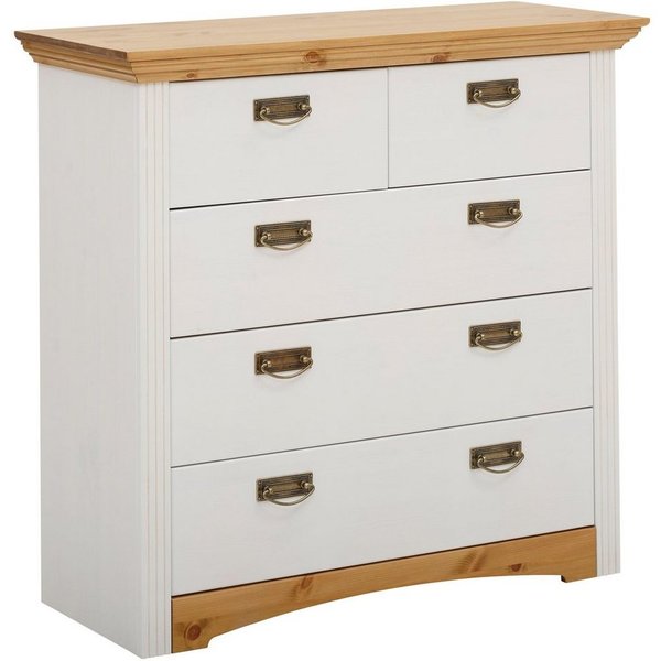 OTTO home Schubkastenkommode Konrad, Kommode, im Landhausstil, rustikal, Breite 94 cm, aus massiver, FSC®-zertifizierter Kiefer