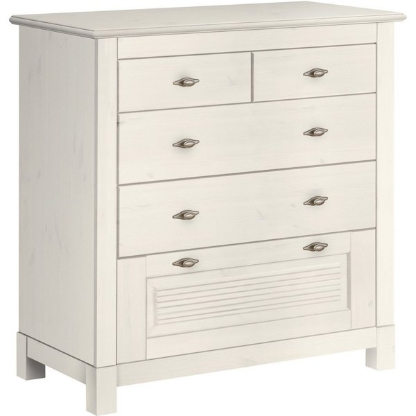 OTTO home Schubkastenkommode Rauna, aus massiver Kiefer mit 5 Schubladen, Breite 96 cm