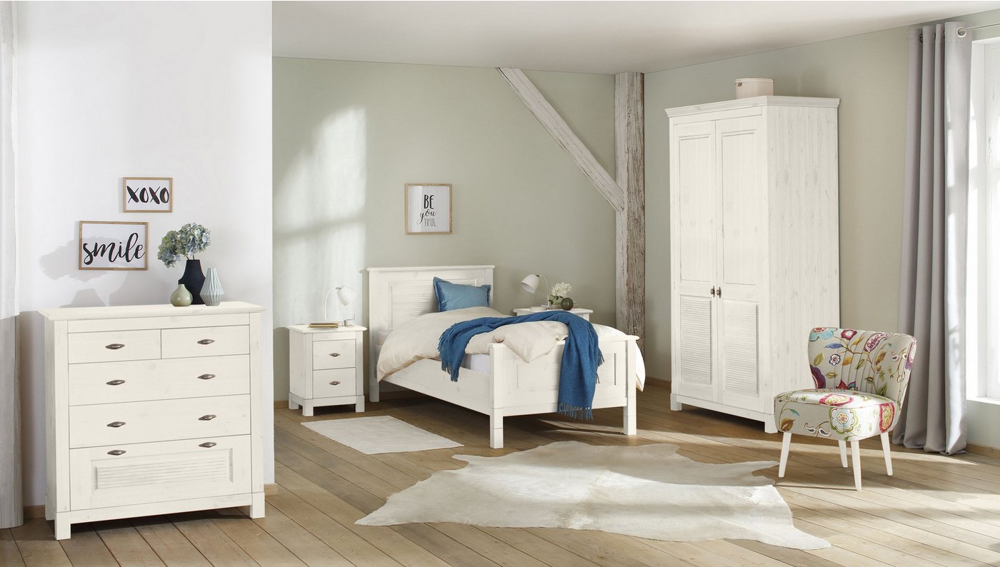 OTTO home Schubkastenkommode Rauna, aus massiver Kiefer mit 5 Schubladen, Breite 96 cm – Bild 2 von 5