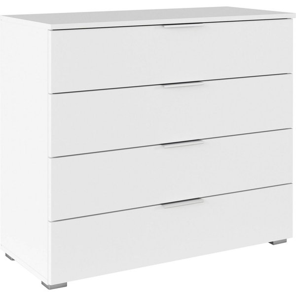 OTTO home Schubkastenkommode Sideboard Schubladenkommode AGORDO mit Dekor- oder Hochglanzfront (in zwei Griff-Farben, Breite 80 cm), vier große und geräumige Sc