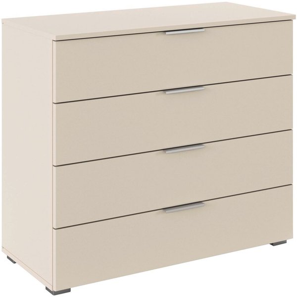 OTTO home Schubkastenkommode Sideboard Schubladenkommode AGORDO mit Dekor- oder Hochglanzfront (in zwei Griff-Farben, Breite 80 cm), vier große und geräumige Sc