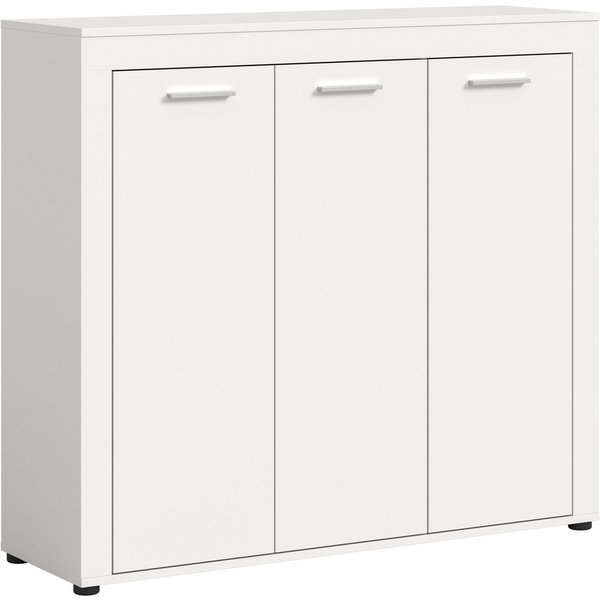 OTTO home Schuhschrank AOSTA, Höhe 108cm, 3 Türen, 10 Einlegeböden, 12 Fächer (in verschiedenen Farbausführungen erhältlich, individuell kombinierbar) Kommode, 