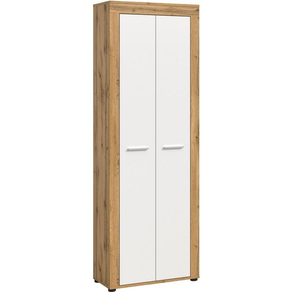 OTTO home Schuhschrank AOSTA, Höhe 191cm, 2 Türen, 10 Einlegeböden, 11 Fächer (1-St., in verschiedenen Farbausführungen erhältlich, individuell kombinierbar) Ho