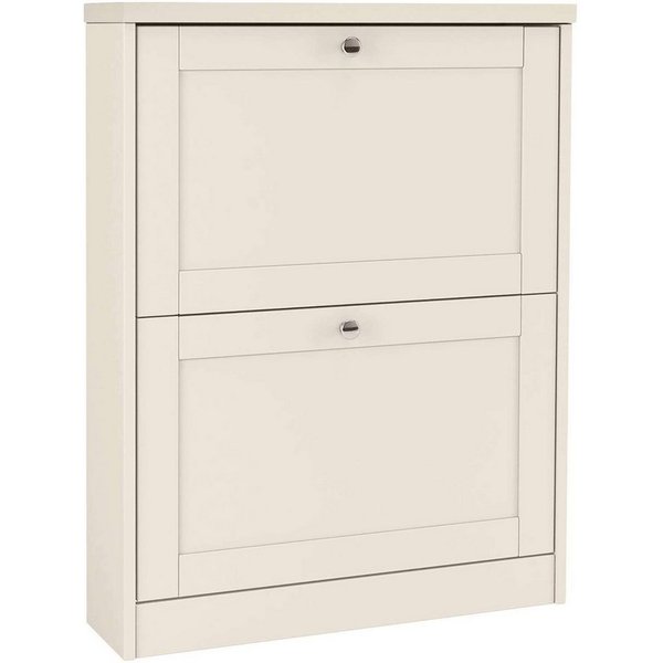 OTTO home Schuhschrank Heide Breite 70 cm, mit 2 Klappen und Facettenfront