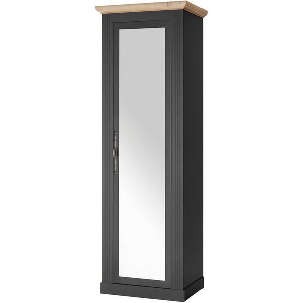OTTO home Schuhschrank Westminster, Schrank im Landhausstil, Hochschrank, Garderobenschrank Metallgriffe, mit Spiegeltür, viel Stauraum, in 2 Farben erhältlich