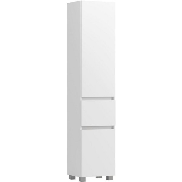 OTTO home Seitenschrank BOZEN, Seitenschrank 40 cm (Badezimmerschrank, Badschrank, Stauraum, Badmöbel, Schrank) griffloses Design, Maße (B/T/H): 40/35/180 cm