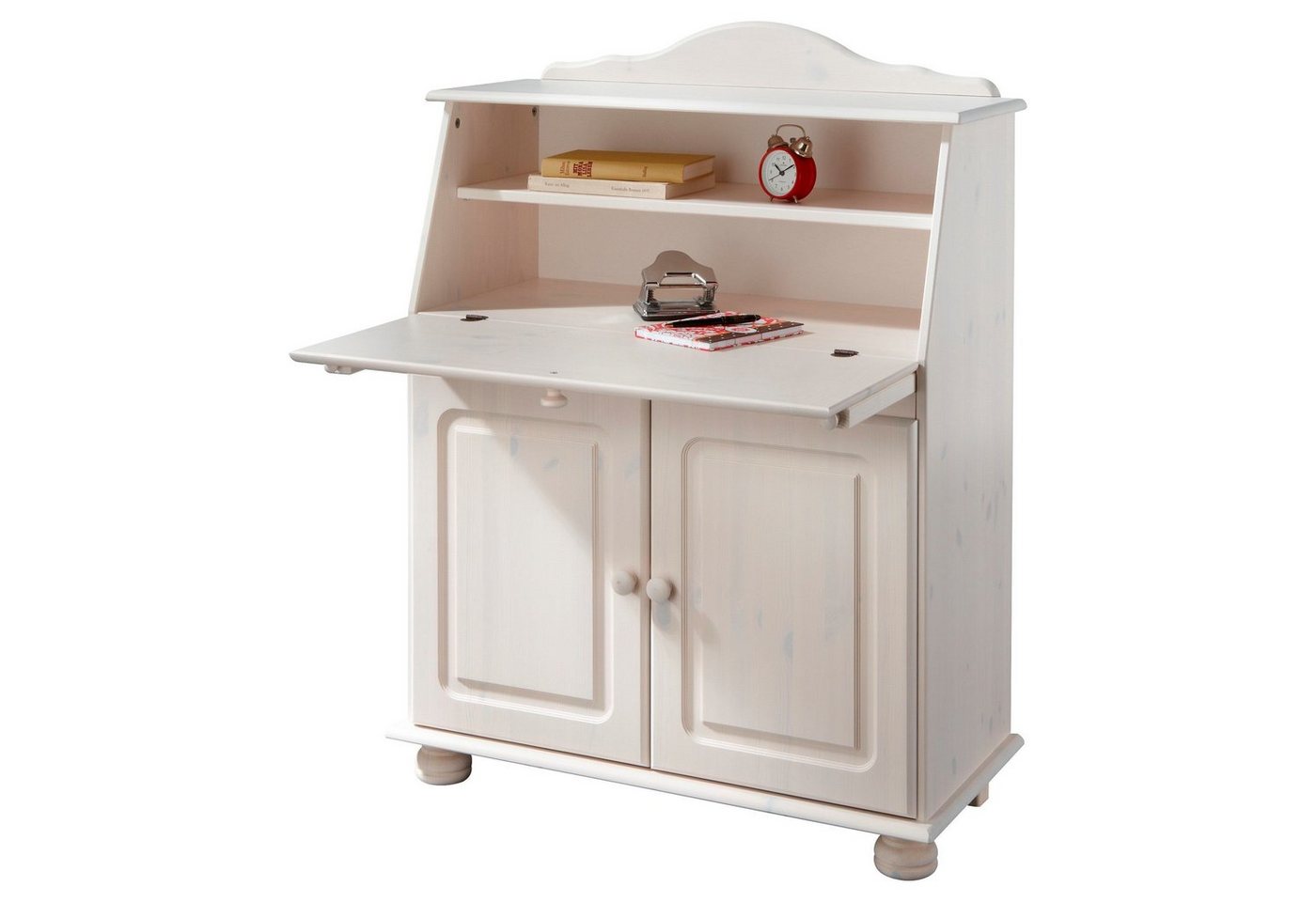 OTTO home Sekretär Mette, Schreibtisch im Landhausstil, aus Massivholz, Breite 82 cm – Bild 5 von 5