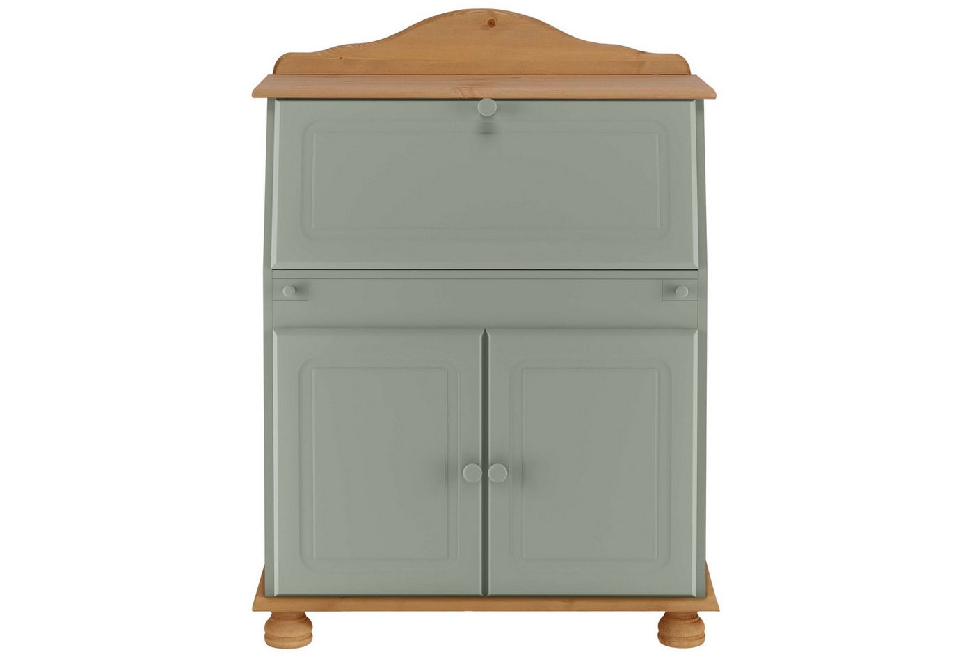 OTTO home Sekretär Mette, Schreibtisch im Landhausstil, aus Massivholz, Breite 82 cm – Bild 3 von 5