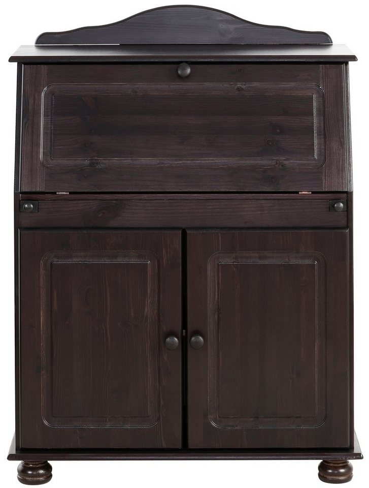 OTTO home Sekretär Mette, Schreibtisch im Landhausstil, aus Massivholz, Breite 82 cm – Bild 4 von 5
