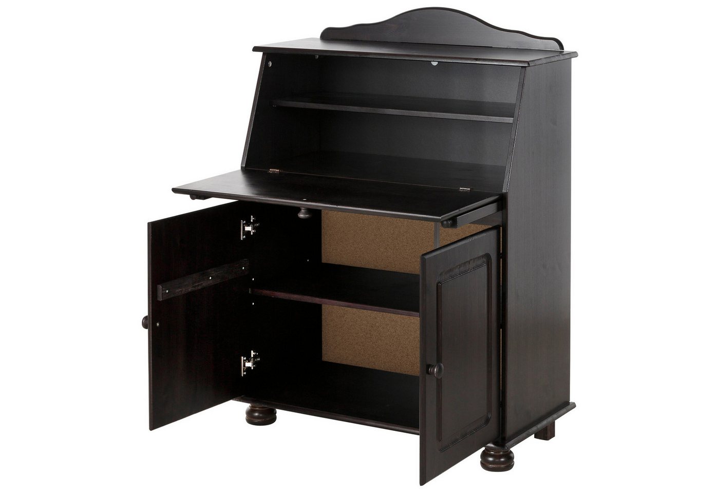 OTTO home Sekretär Mette, Schreibtisch im Landhausstil, aus Massivholz, Breite 82 cm – Bild 5 von 5