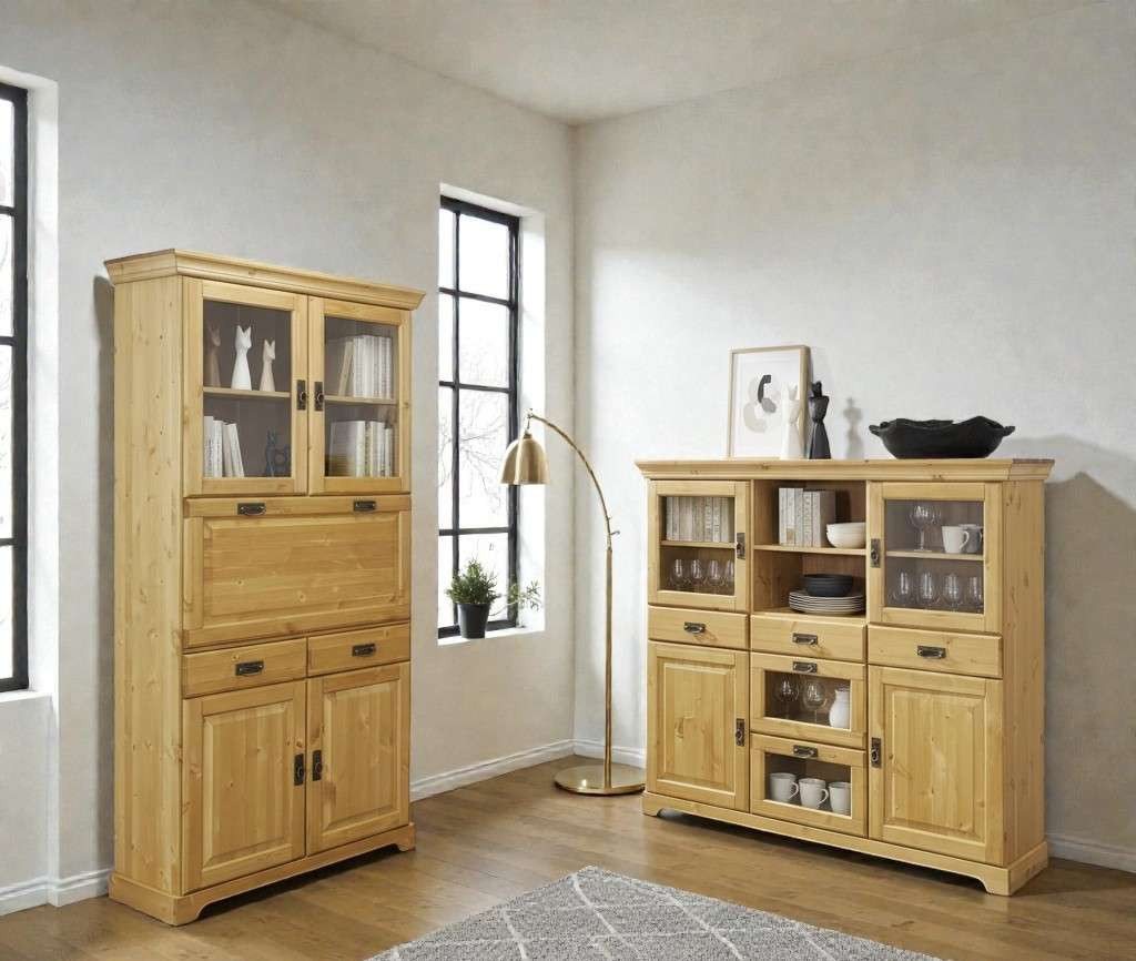 OTTO home Sekretär Rügen, aus massiver Kiefer, Breite 94 cm, made in EU – Bild 4 von 5