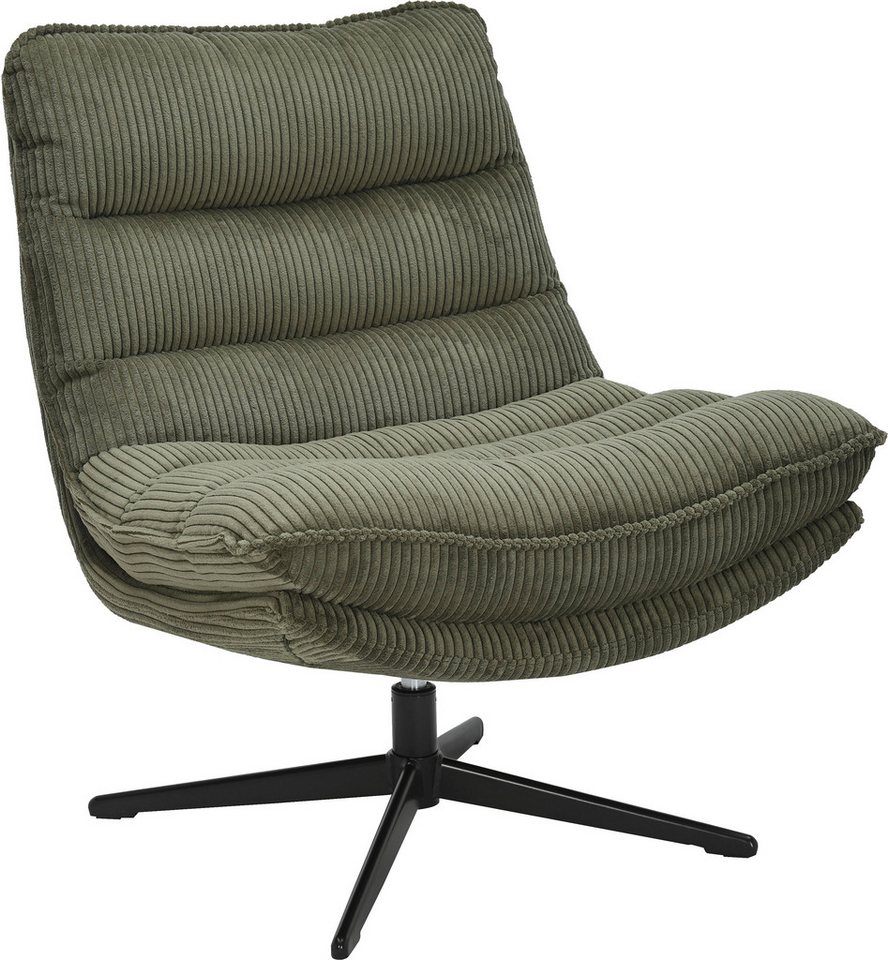 OTTO home Sessel AVAA, Loungesessel im softem Cord-Bezug, 360° Grad drehbar, Relax- und TV-Sessel – Bild 2 von 5