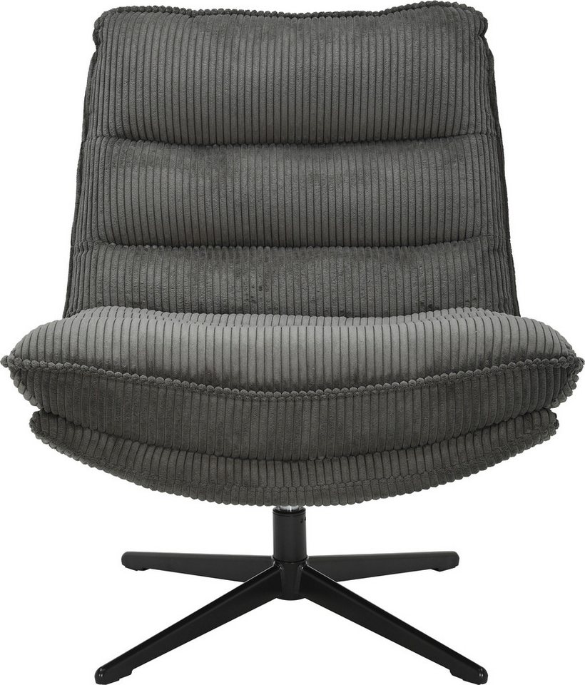 OTTO home Sessel AVAA, Loungesessel im softem Cord-Bezug, 360° Grad drehbar, Relax- und TV-Sessel – Bild 4 von 5
