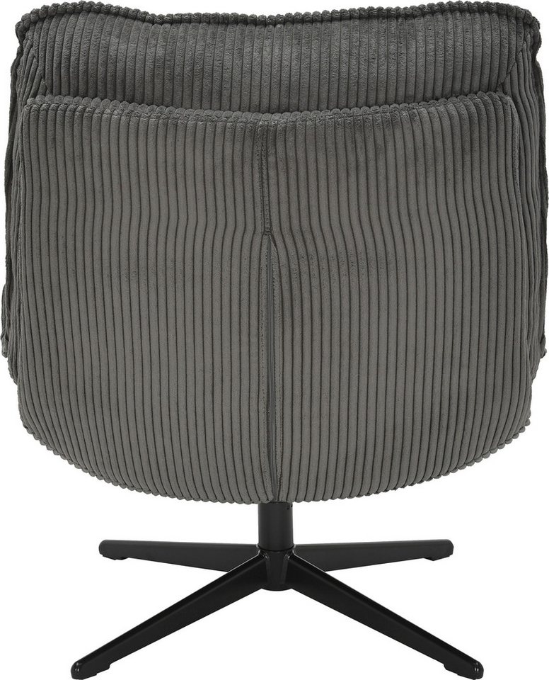 OTTO home Sessel AVAA, Loungesessel im softem Cord-Bezug, 360° Grad drehbar, Relax- und TV-Sessel – Bild 5 von 5