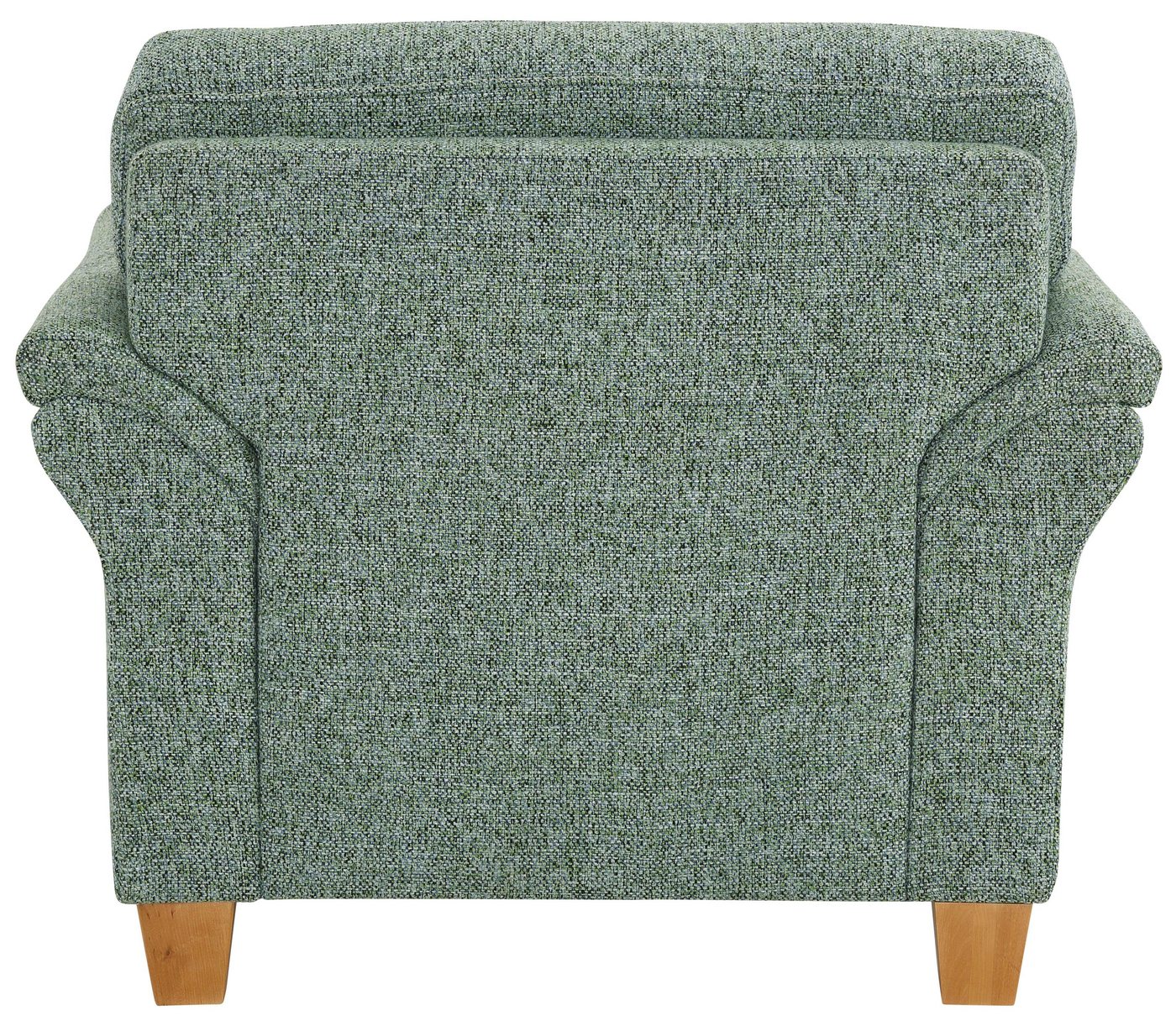 OTTO home Sessel Borkum, B: 101 cm, Federkern-Polsterung, komfortable Sitzhöhe 46 cm, Frei im Raum stellbar, Massivholzfüße, wohnliches Design – Bild 4 von 5