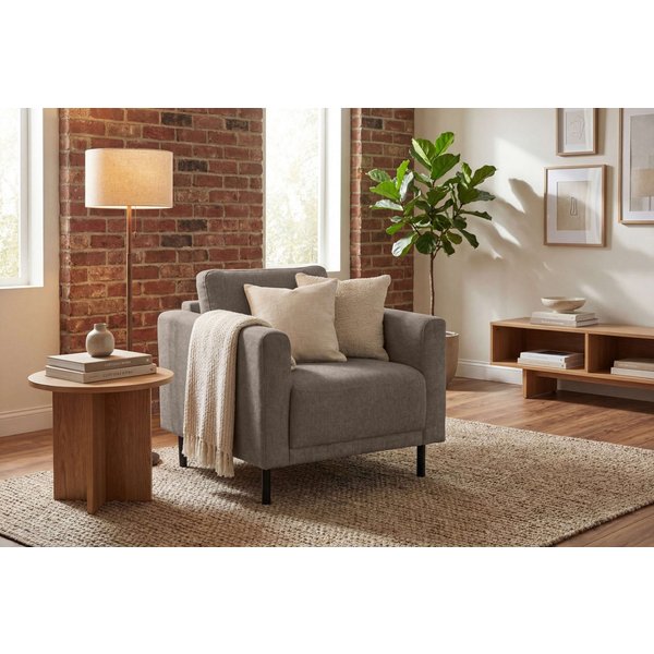OTTO home Sessel Sveeva, Breite 78 cm, schwarze Metallfüße, langlebiger Webstoff, viele Farben zur Auswahl