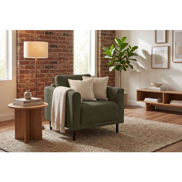 OTTO home Sessel Sveeva, Breite 78 cm, schwarze Metallfüße, langlebiger Webstoff, viele Farben zur Auswahl
