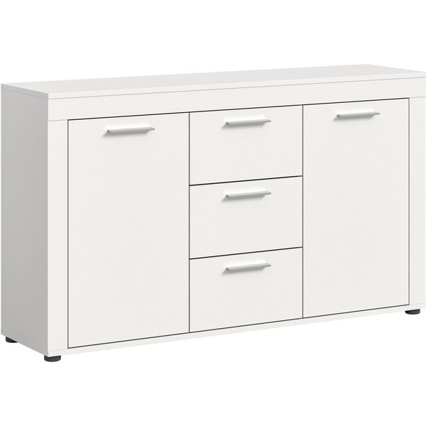 OTTO home Sideboard AOSTA, Breite 125 cm, 2 Türen, 3 Schubkästen, 4 Fachböden (in verschiedenen Farbausführungen, individuell kombinierbar), Kommode, Schrank, A