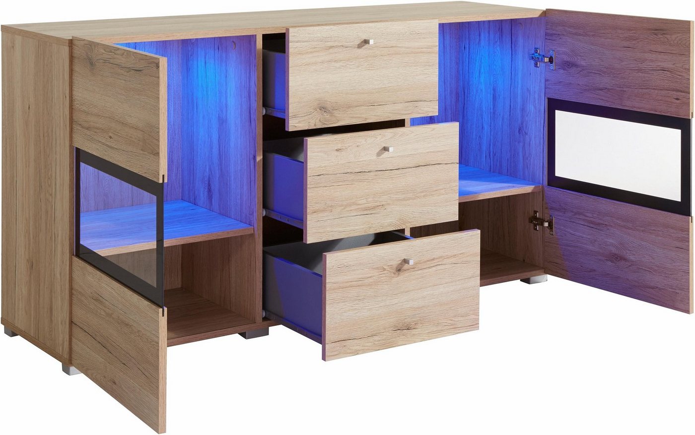 OTTO home Sideboard Baros, Breite 132 cm – Bild 4 von 5