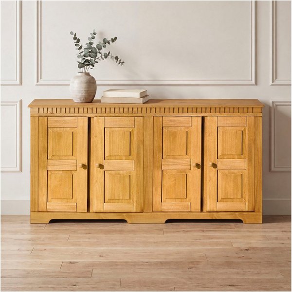 OTTO home Sideboard Lisa, Kommode aus massivem Kiefernholz, Breite 158,5 cm