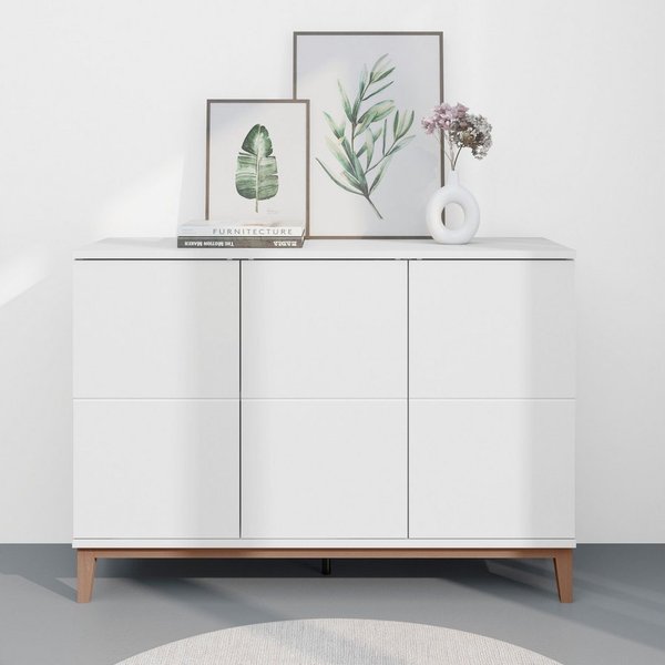OTTO home Sideboard Maryd, Kommode, Untergestell in Holzoptik, Breite 120 cm