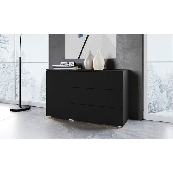 OTTO home Sideboard PARIS (1 St), Moderne 110cm breite grifflose Kommode, vielseitig einsetzbar