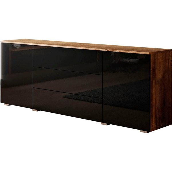 OTTO home Sideboard PARIS (1 St), Moderne 150cm breite grifflose Kommode, vielseitig einsetzbar