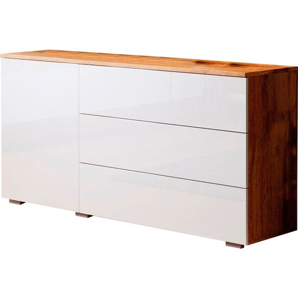 OTTO home Sideboard PARIS (1 St), Moderne 110cm breite grifflose Kommode, vielseitig einsetzbar