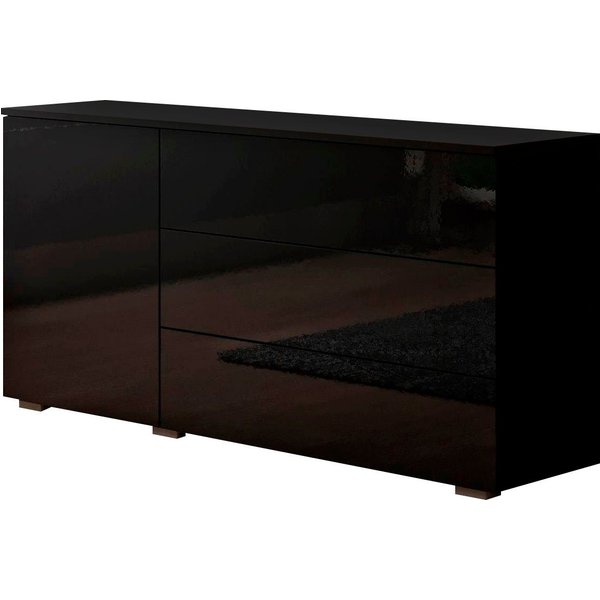 OTTO home Sideboard PARIS (1 St), Moderne 110cm breite grifflose Kommode, vielseitig einsetzbar