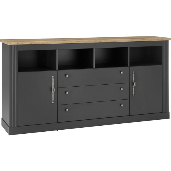OTTO home Sideboard Westminster, Schrank im Landhausstil, elegante Kommode, Metallgriffe, viel Stauraum, in 2 Farben erhältlich 193 cm breit