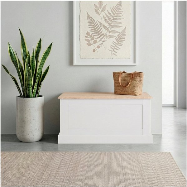 OTTO home Sitzbank Binz, zwei unterschiedliche Farbvarianten, mit Stauraum, Breite 90 cm