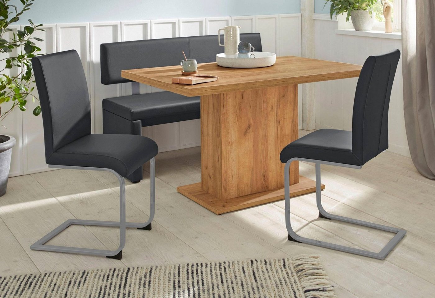 OTTO home Sitzbank Charissa, mit Lehne, Breite 140, 160 oder 180 cm – Bild 2 von 5