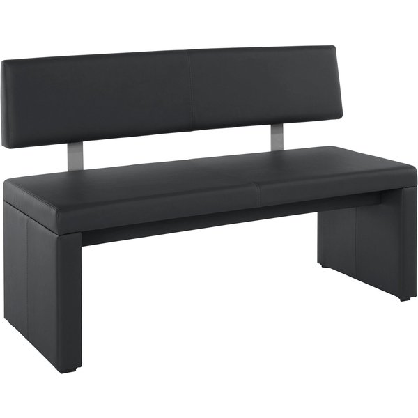 OTTO home Sitzbank Charissa, mit Lehne, Breite 140, 160 oder 180 cm