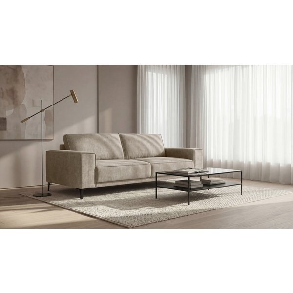 OTTO home Sofa Kompaktsofa Oland, Struktur, Flachgewebe, Luxus-Microfaser, Boucle