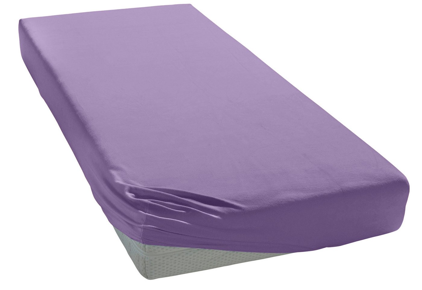 OTTO home Spannbettlaken BLACKBERRY in PREMIUM und BASIC Qualität, 100% Baumwolle, Jersey (110 g/m), Gummizug: rundum, (1 Stück), für hohe Matratzen bis 28 cm,  – Bild 3 von 5
