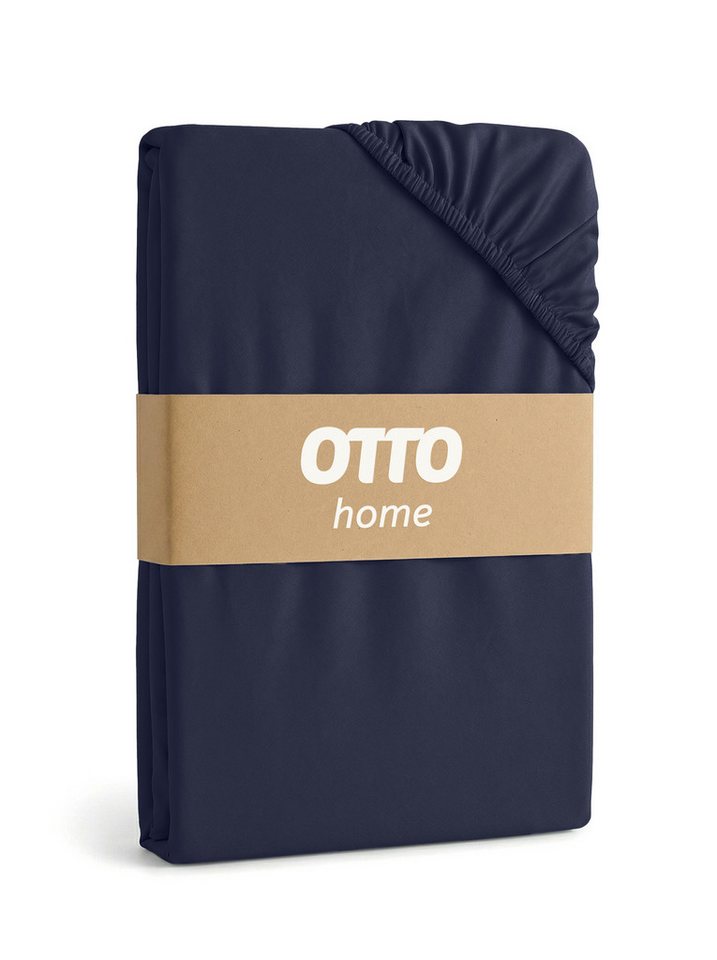 OTTO home Spannbettlaken BLACKBERRY in PREMIUM und BASIC Qualität, 100% Baumwolle, Jersey (160 g/m), Gummizug: rundum, (1 Stück), für hohe Matratzen bis 28 cm,  – Bild 3 von 5