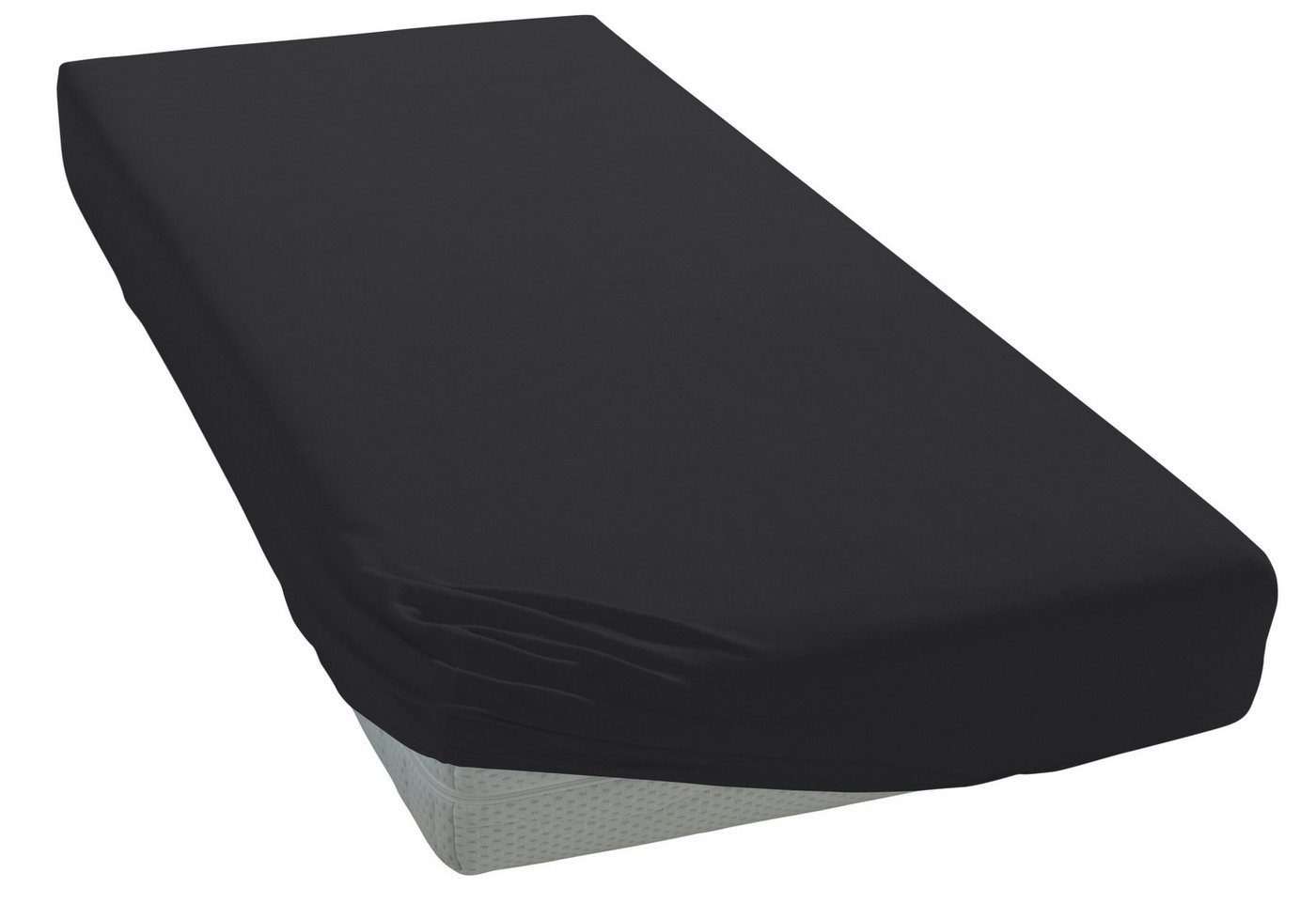 OTTO home Spannbettlaken Cremona, Basic & Premium Qualität mit Elasthan, Jersey (145 g/m), Gummizug: rundum, (1 Stück), Bettlaken für Matratzen von 20-25 cm Höh – Bild 3 von 5