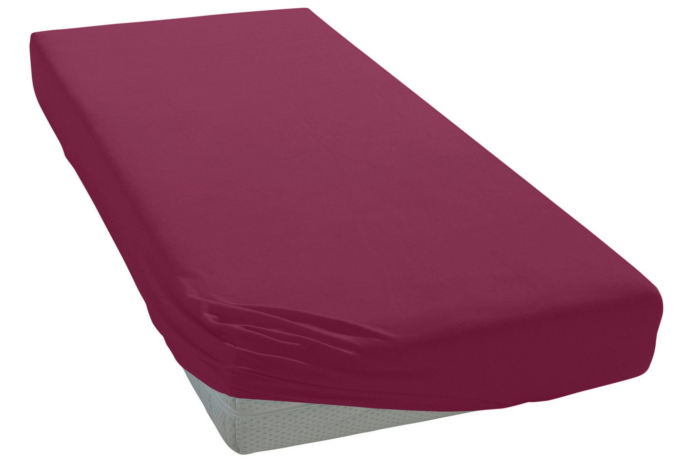 OTTO home Spannbettlaken Cremona, Basic & Premium Qualität mit Elasthan, Jersey (180 g/m), Gummizug: rundum, (1 Stück), Bettlaken für Matratzen von 20-25 cm Höh – Bild 3 von 5