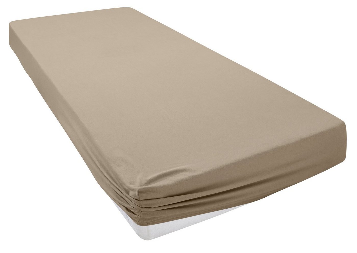 OTTO home Spannbettlaken Cremona, Basic & Premium Qualität mit Elasthan, Jersey (145 g/m), Gummizug: rundum, (1 Stück), Bettlaken für Matratzen von 20-25 cm Höh – Bild 4 von 5