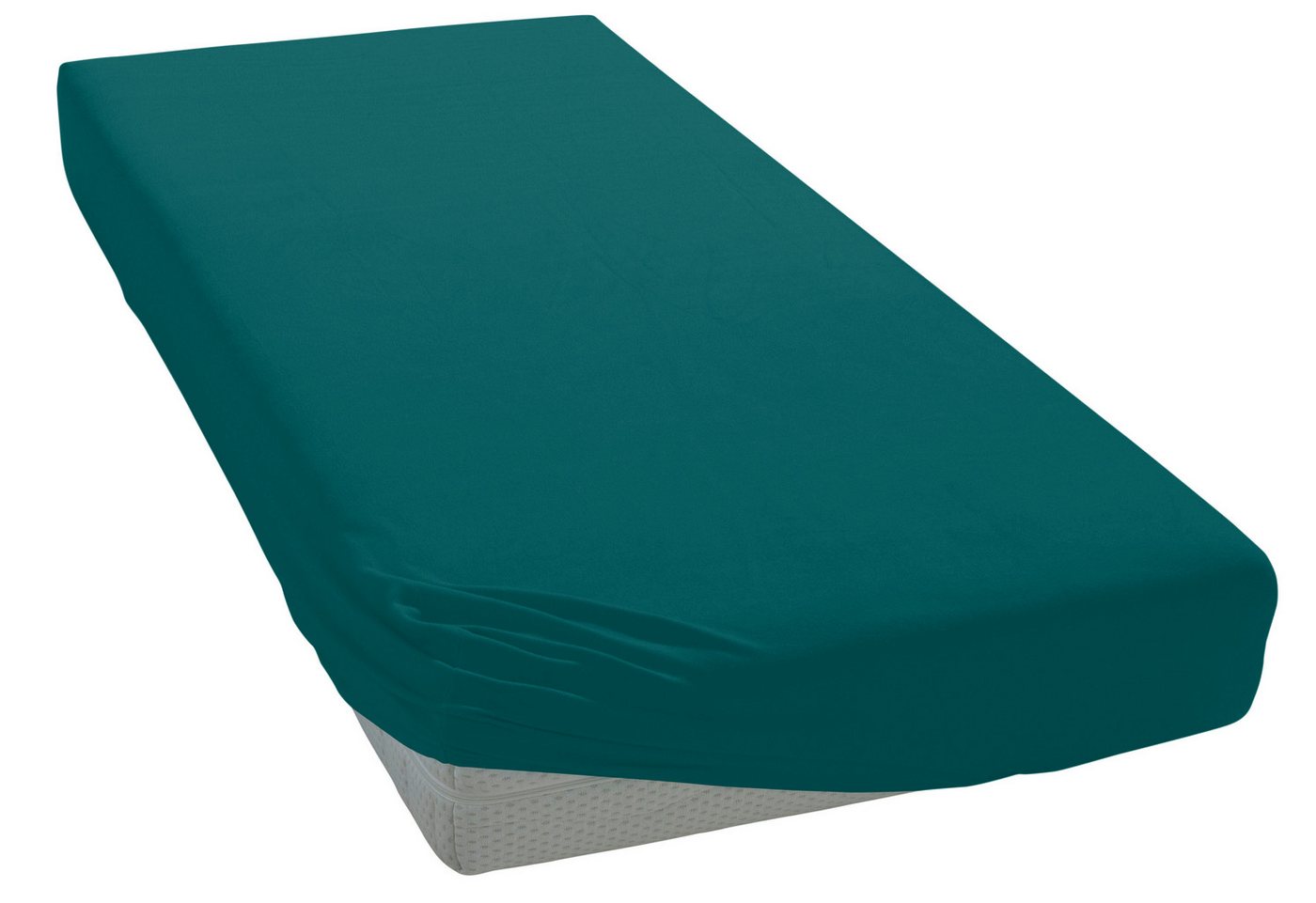 OTTO home Spannbettlaken Cremona, Basic & Premium Qualität mit Elasthan, Jersey (145 g/m), Gummizug: rundum, (1 Stück), Bettlaken für Matratzen von 20-25 cm Höh – Bild 3 von 5