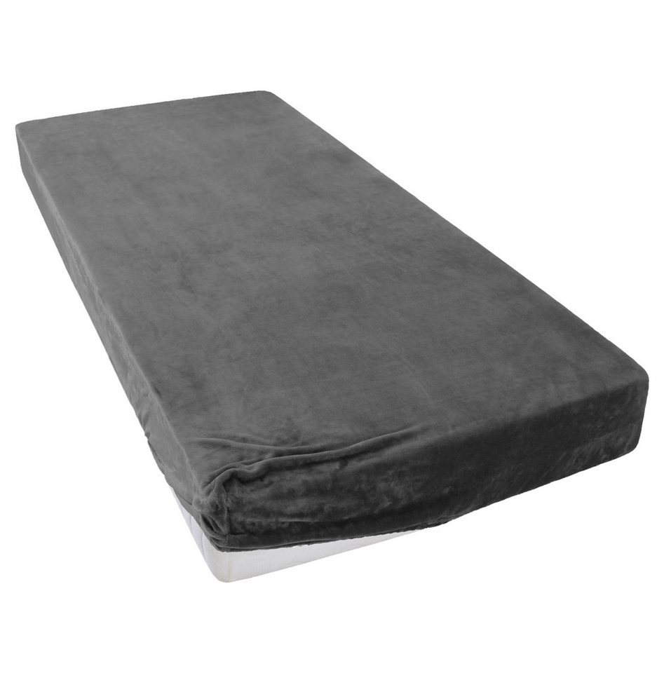 OTTO home Spannbettlaken Desner3, Mikrofaser Fleece besonders weich im Griff, Cashmere-Touch, Microfaser, Gummizug: rundum, (1 Stück), für Matratzen bis 20cm Hö – Bild 2 von 3