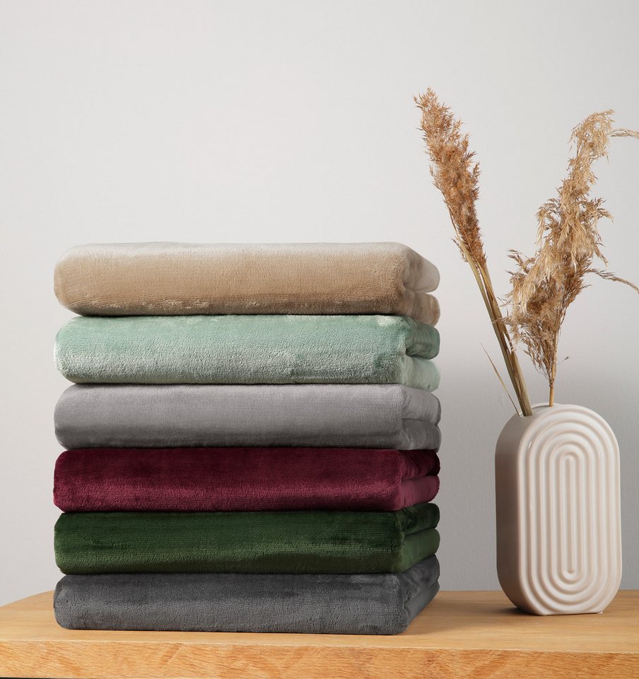 OTTO home Spannbettlaken Desner3, Mikrofaser Fleece besonders weich im Griff, Cashmere-Touch, Microfaser, Gummizug: rundum, (2 Stück), für Matratzen bis 20cm Hö – Bild 2 von 3