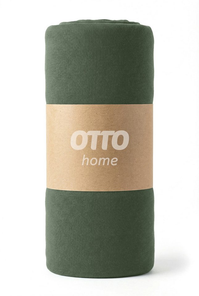 OTTO home Spannbettlaken Physalis Basic und PREMIUM Qualität, 100% Baumwolle, Jersey und Biber, Jersey (110 g/m), Gummizug: rundum, (1 Stück), Bettlaken für Mat – Bild 4 von 5