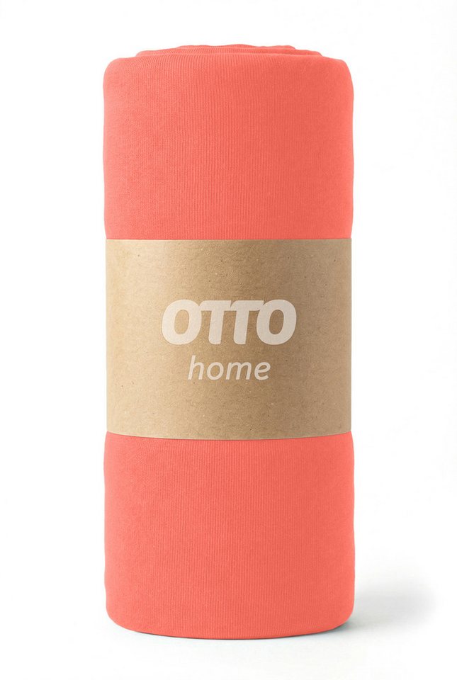 OTTO home Spannbettlaken Physalis Basic und PREMIUM Qualität, 100% Baumwolle, Jersey und Biber, Jersey (110 g/m), Gummizug: rundum, (2 Stück), Bettlaken für Mat – Bild 4 von 5