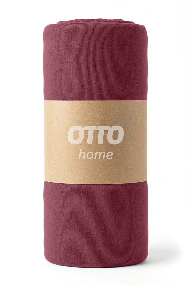 OTTO home Spannbettlaken Physalis Basic und PREMIUM Qualität, 100% Baumwolle, Jersey und Biber, Jersey (110 g/m), Gummizug: rundum, (1 Stück), Bettlaken für Mat – Bild 4 von 5