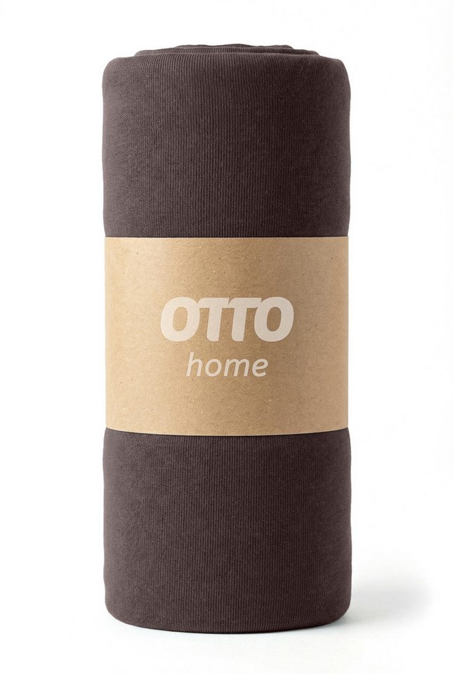 OTTO home Spannbettlaken Physalis Basic und PREMIUM Qualität, 100% Baumwolle, Jersey und Biber, Jersey (110 g/m), Gummizug: rundum, (2 Stück), Bettlaken für Mat – Bild 4 von 5