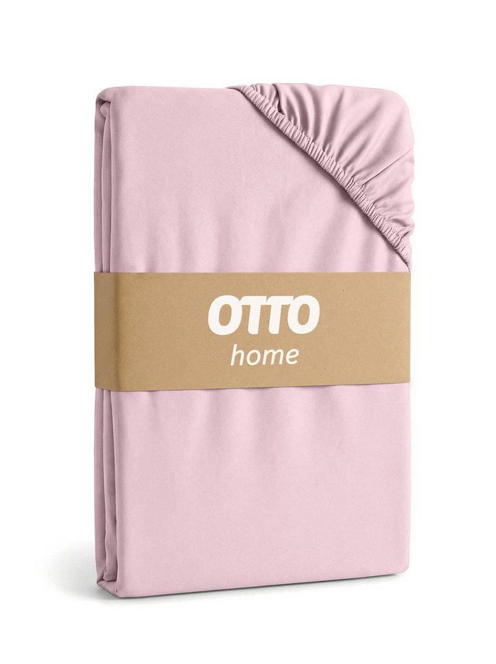 OTTO home Spannbettlaken Physalis Basic und PREMIUM Qualität, 100% Baumwolle, Jersey und Biber, Jersey (160 g/m), Gummizug: rundum, (1 Stück), Bettlaken für Mat – Bild 3 von 5