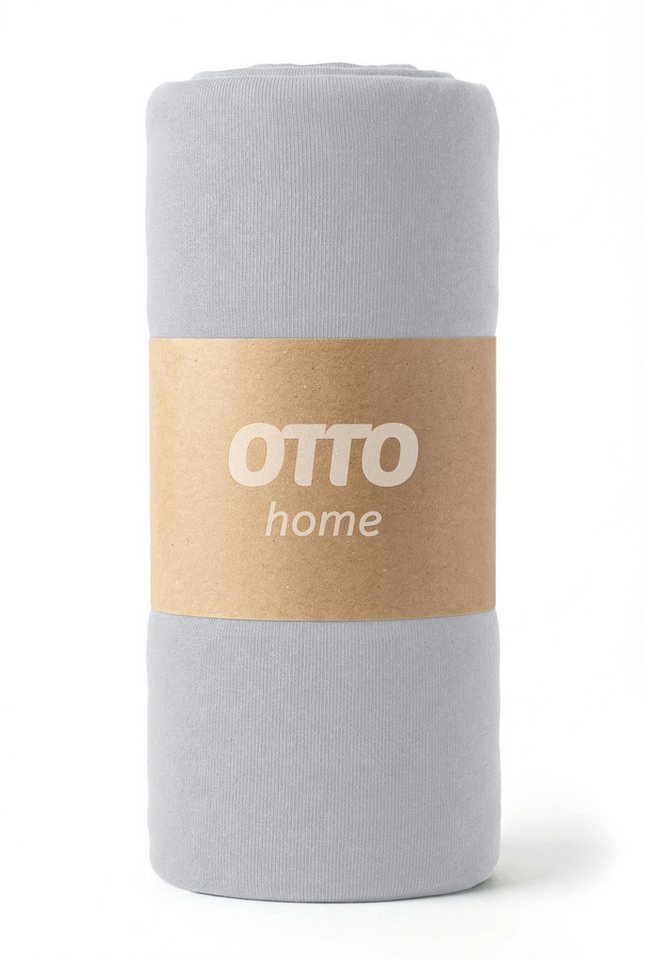 OTTO home Spannbettlaken Physalis Basic und PREMIUM Qualität, 100% Baumwolle, Jersey und Biber, Jersey (110 g/m), Gummizug: rundum, (2 Stück), Bettlaken für Mat – Bild 4 von 5
