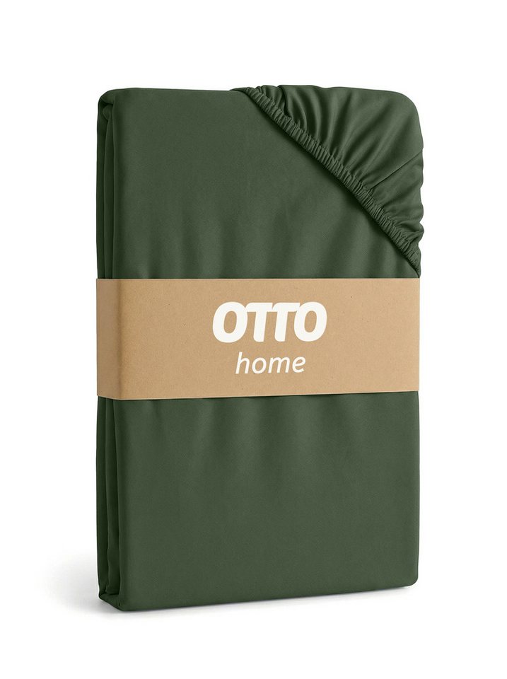 OTTO home Spannbettlaken Physalis Basic und PREMIUM Qualität, 100% Baumwolle, Jersey und Biber, Jersey (160 g/m), Gummizug: rundum, (1 Stück), Bettlaken für Mat – Bild 3 von 5