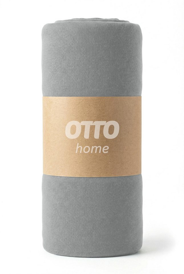 OTTO home Spannbettlaken Physalis Basic und PREMIUM Qualität, 100% Baumwolle, Jersey und Biber, Jersey (110 g/m), Gummizug: rundum, (2 Stück), Bettlaken für Mat – Bild 4 von 5